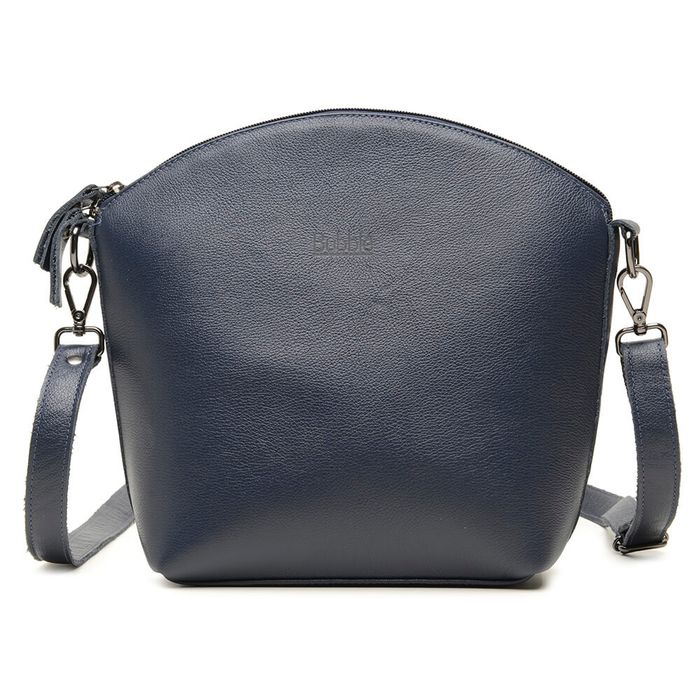 Bolsa de Couro - PAIXÃO - Marinho - Bubblê