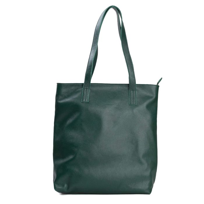 Bolsa de Couro - ENVELOPE - Verde Folha - Bubblê