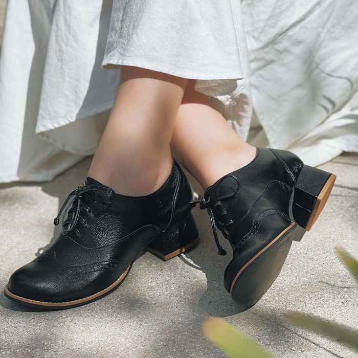 Sapato Oxford - ADORAR - Preto - 639.04 - Bubblê
