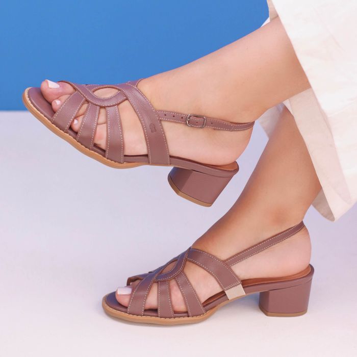 Sandália - ENTRELAÇAR - Mousse - 2075.17 - Bubblê