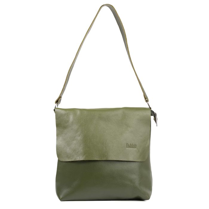 Bolsa de Couro - LOTUS - Musgo e Cacto - Bubblê