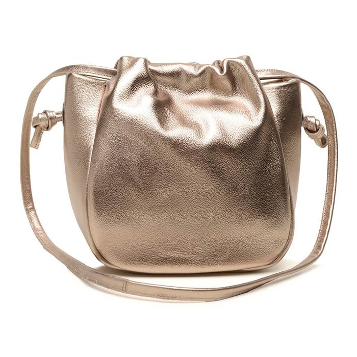 Bolsa de Couro - INSPIRAR - Champagne - Bubblê