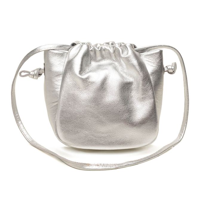 Bolsa de Couro - INSPIRAR - Prata - Bubblê