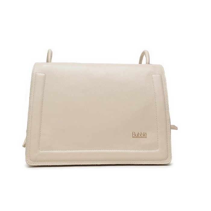 Bolsa de Couro - BEM ME QUER - Off White - Bubblê