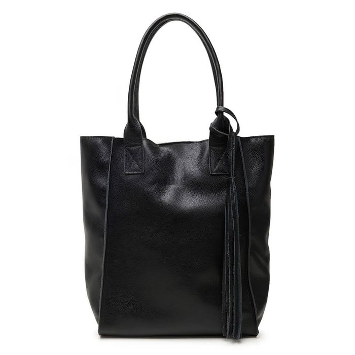 Bolsa de Couro - ÉVORA - Preta - Bubblê