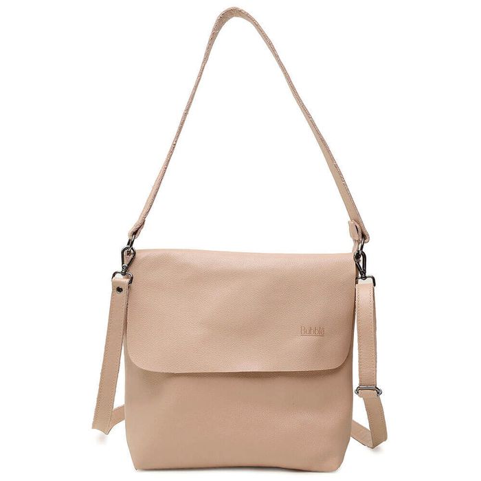 Bolsa de Couro - LOTUS - Nude - Bubblê