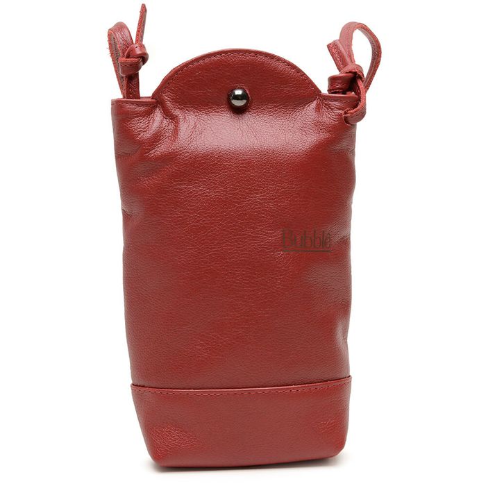 Bolsa de Couro - VIAGEM - Vermelha - Bubblê