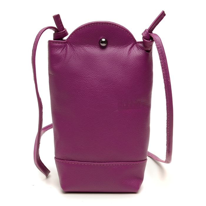 Bolsa de Couro - VIAGEM - Violeta - Bubblê
