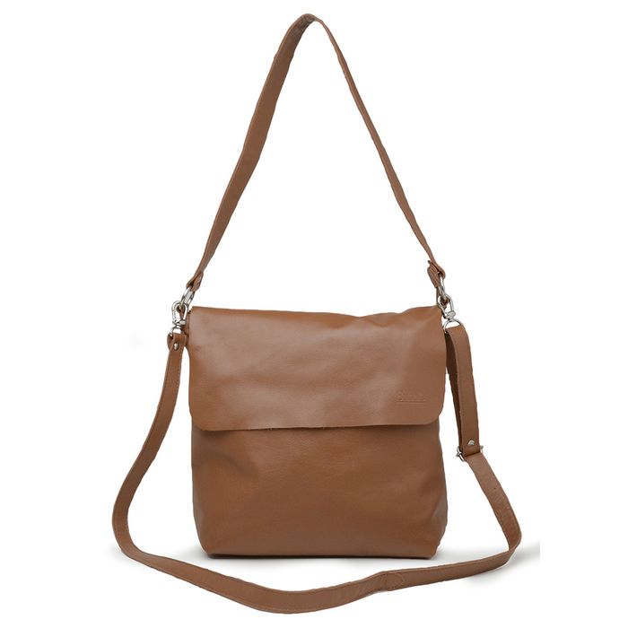 Bolsa de Couro - LOTUS - Caramelo - Bubblê