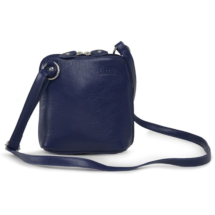 Bolsa de Couro - XODÓZINHA - Azul Anil - Bubblê