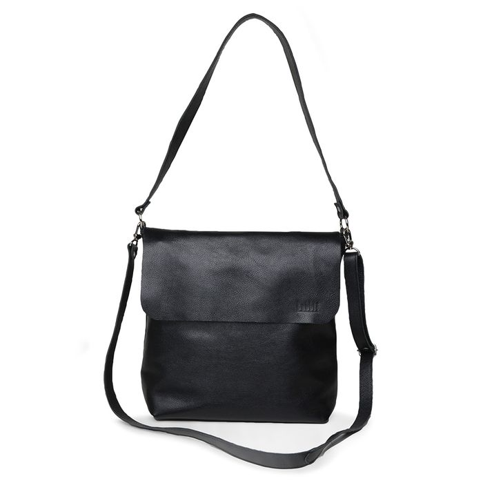 Bolsa de Couro - LOTUS - Preto - Bubblê