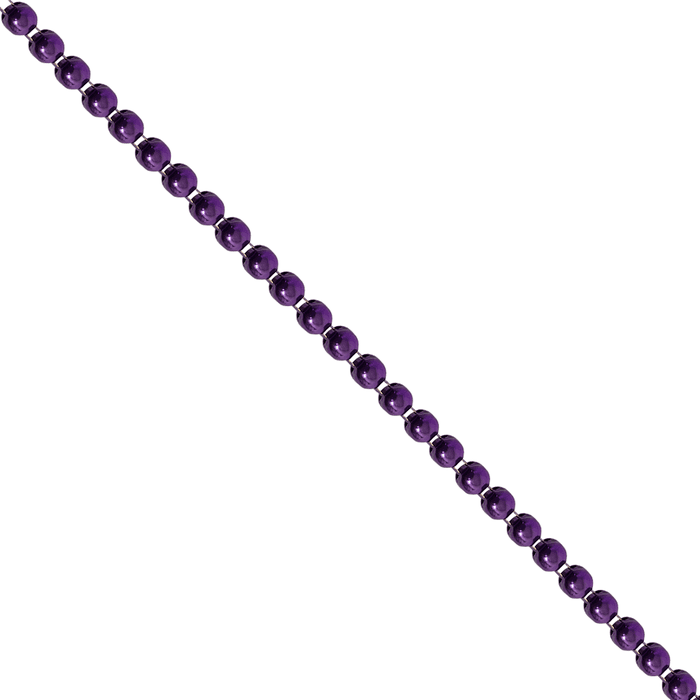 Corrente Royal Metal Shine - Roxo - 19508 - BM Strass