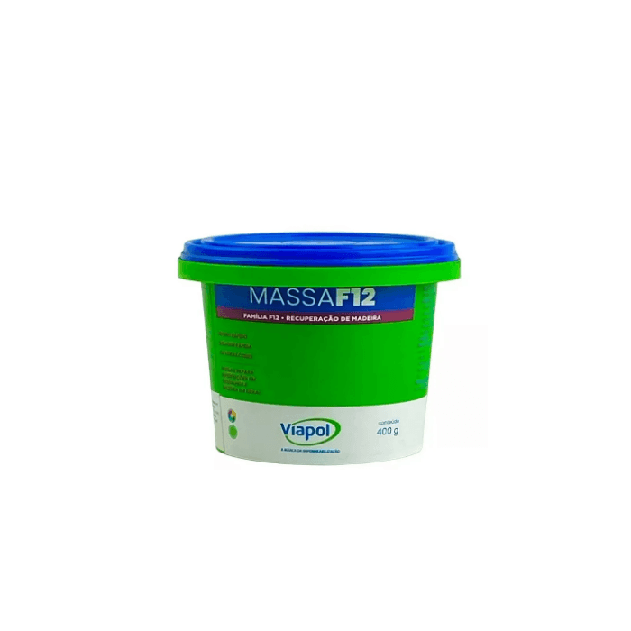 Massa Para Madeira F12 400gr Viapol