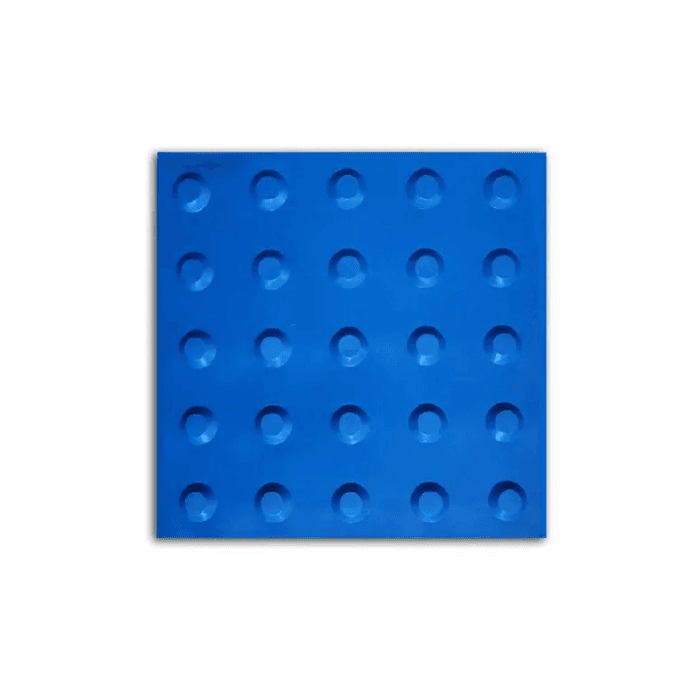 Piso tátil Alerta Azul 25 x 25 Kapazi