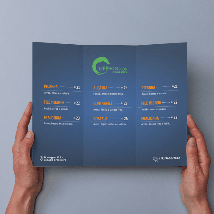 Folder 2 Dobras - Cippi Impressos