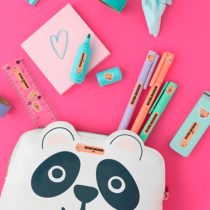 kit 1 etiqueta Personagens