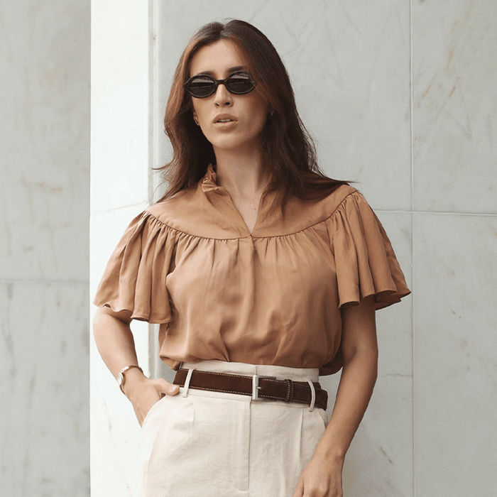 Blusa Manu - Camelo - MATIBRAND