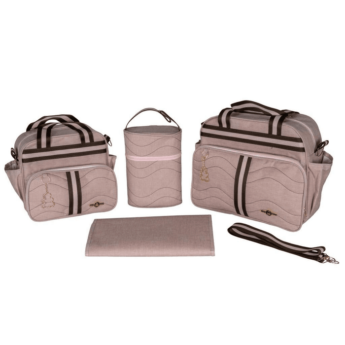 Kit de bolsas Ludy Baby Rosa - REINO DAS CRIANÇAS