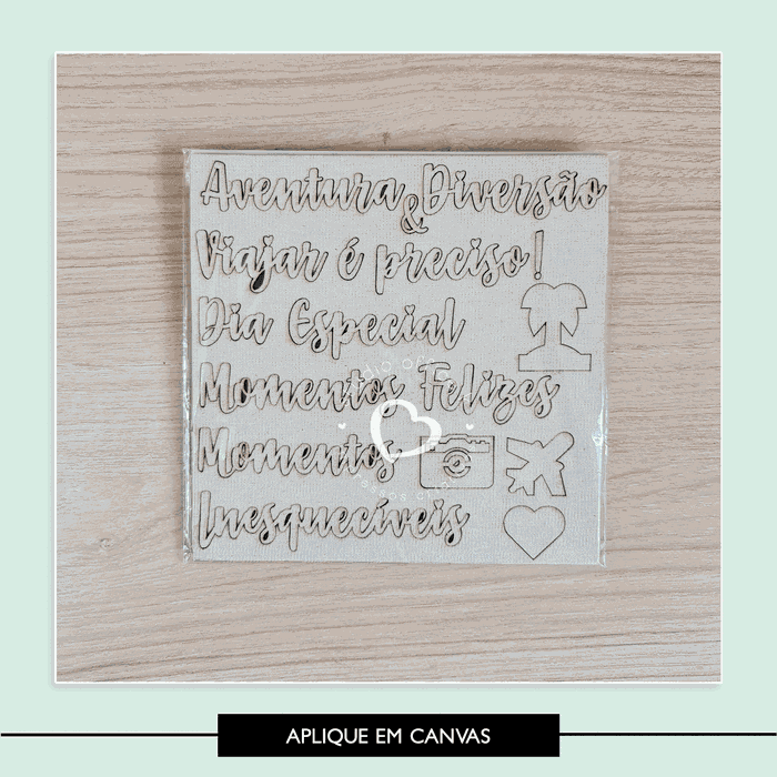 Aplique em Canvas