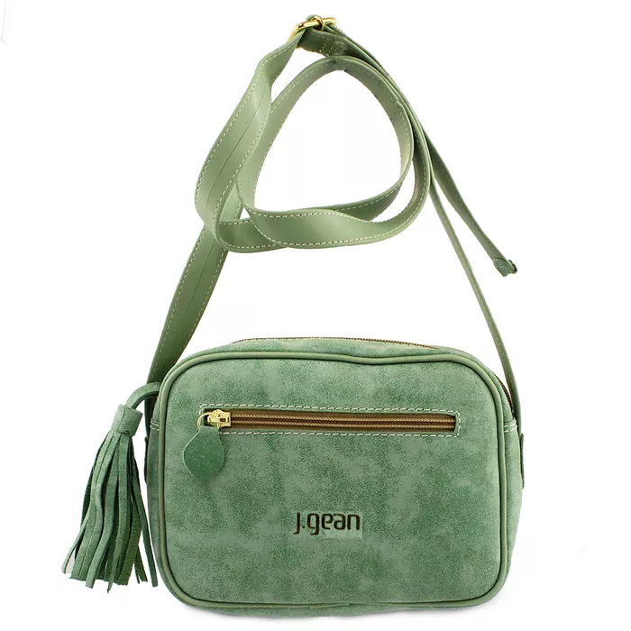 Bolsa Feminina pequena Em Couro HERBAL alça ajustável J.Gean cod. PB0002