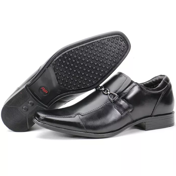Sapato Social Masculino Em Couro Cor Preto Kéffor ... - KÉFFOR Calçados