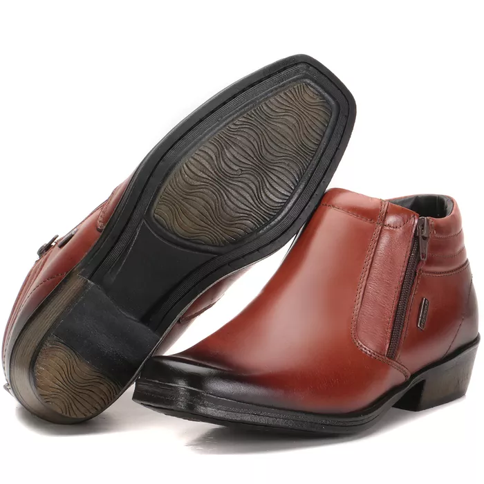 Bota Masculina Em Couro Country Mogno Arizona Coun... - KÉFFOR Calçados