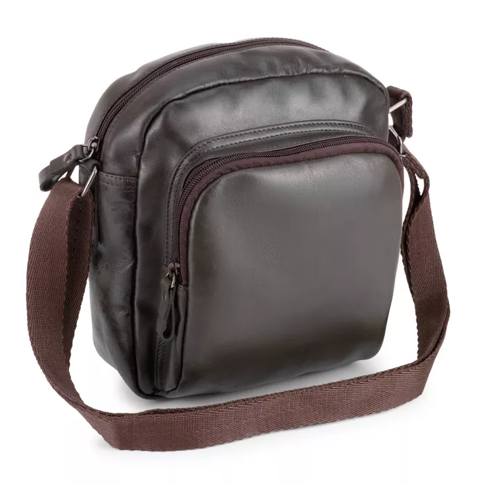 Bolsa Crossbody Couro Legítimo Fossil Preto