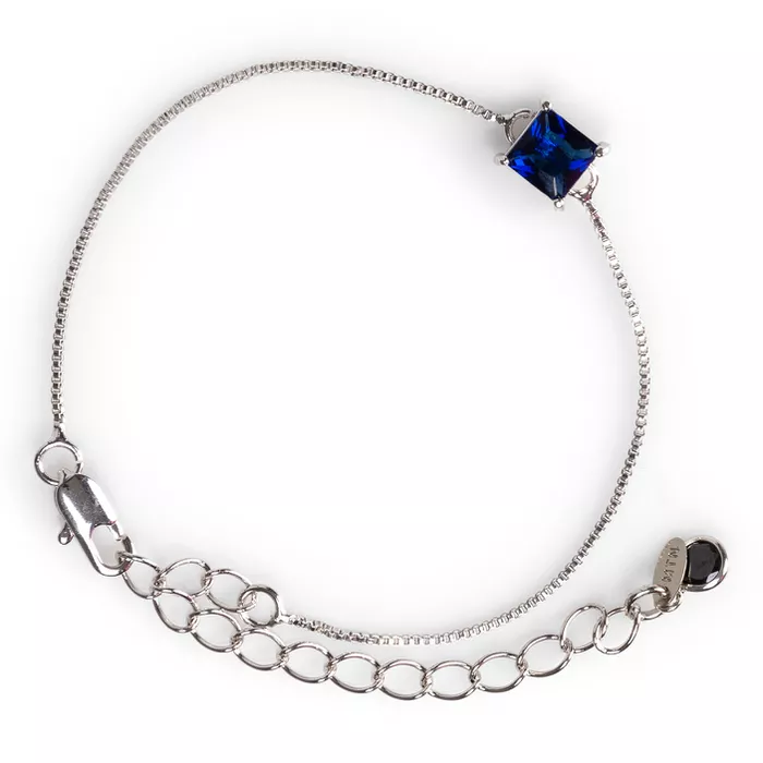 Pulseira Zircônia Marinho 6x6mm RB 