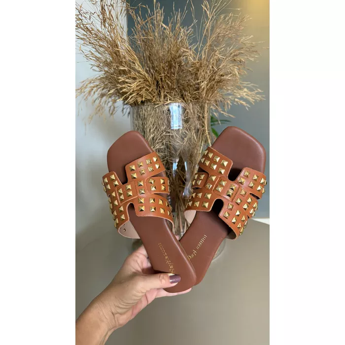 Flat H Rasteira com spike Sarah - NAYKAZUMI