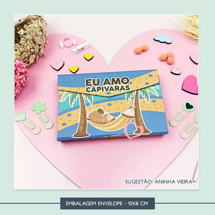 Mini Embalagem Envelope - KIT Kat