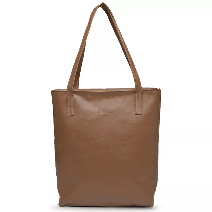 Bolsa de Couro - ENVELOPE - Caramelo - Bubblê