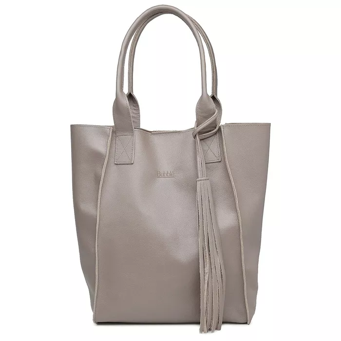 Bolsa de Couro - ÉVORA - Amêndoa - Bubblê