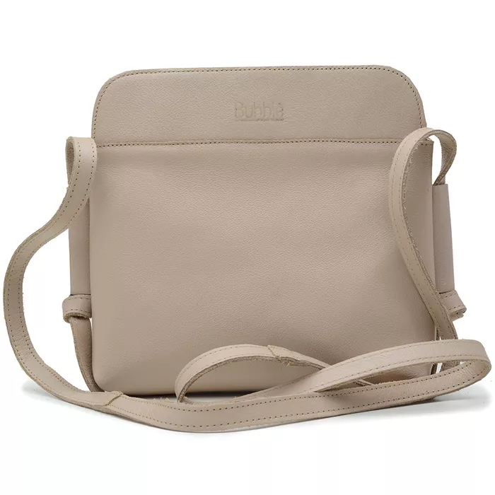 Bolsa de Couro - LIBERDADE - Nude - Bubblê