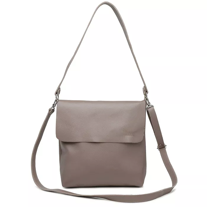 Bolsa de Couro - LOTUS - Amêndoa - Bubblê