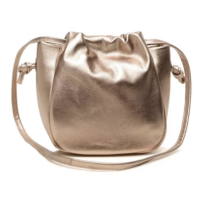 Bolsa de Couro - INSPIRAR - Champagne - Bubblê
