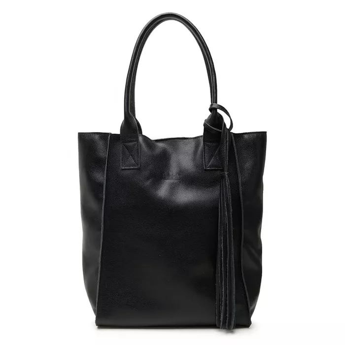Bolsa de Couro - ÉVORA - Preta - Bubblê