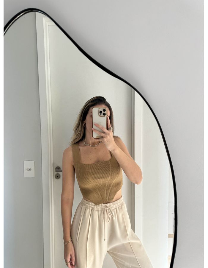 Cropped Becca - Camel - Du Jour Boutique