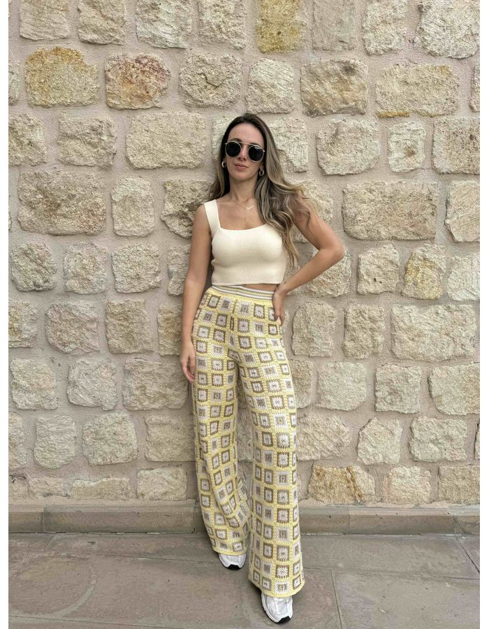 Calça Capadócia - Amarelo Manteiga - Du Jour Boutique