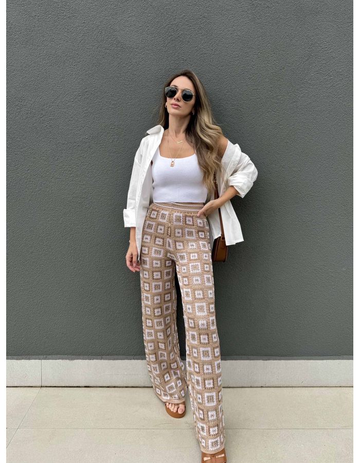 Calça Capadocia - Nude - Du Jour Boutique