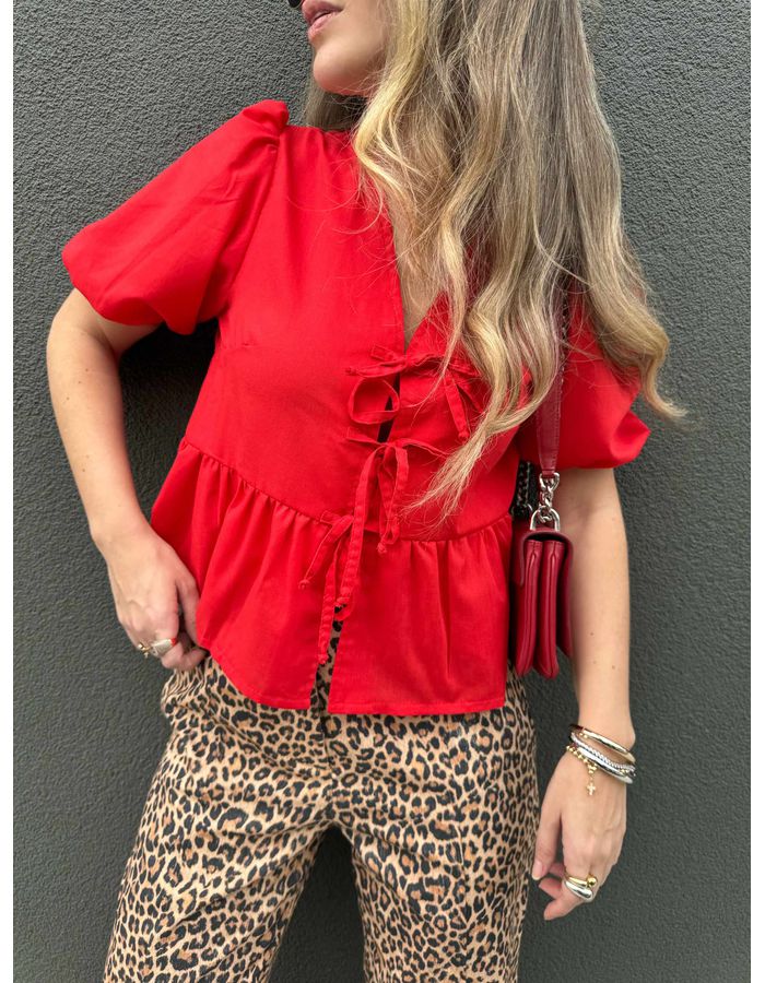 Blusa Agatha - Vermelha - Du Jour Boutique