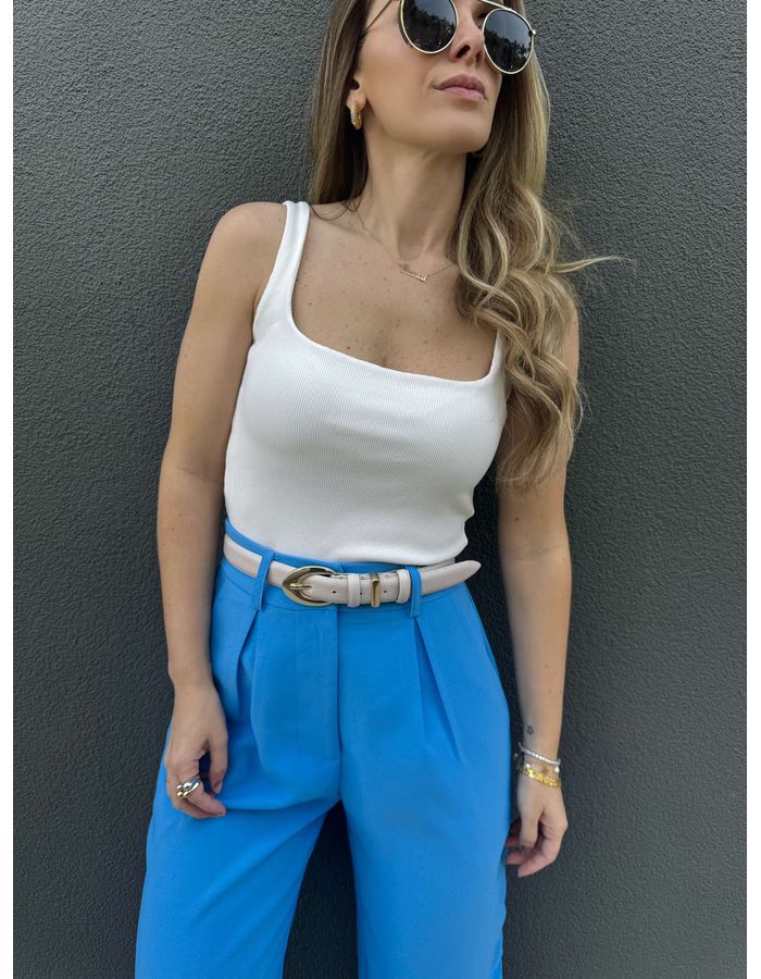 Cropped Jade - Branca - Du Jour Boutique