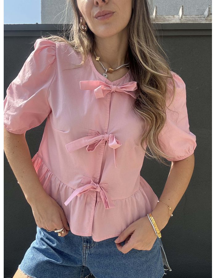 Blusa Mel - Rosa - Du Jour Boutique