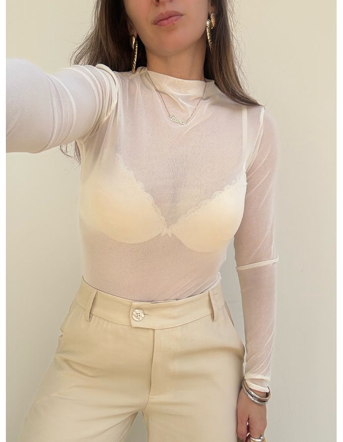 Blusa Antonella - Vanilla - Du Jour Boutique