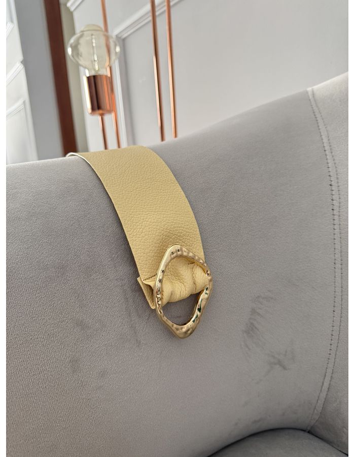 Cinto Izzie - Amarelo Manteiga - Du Jour Boutique