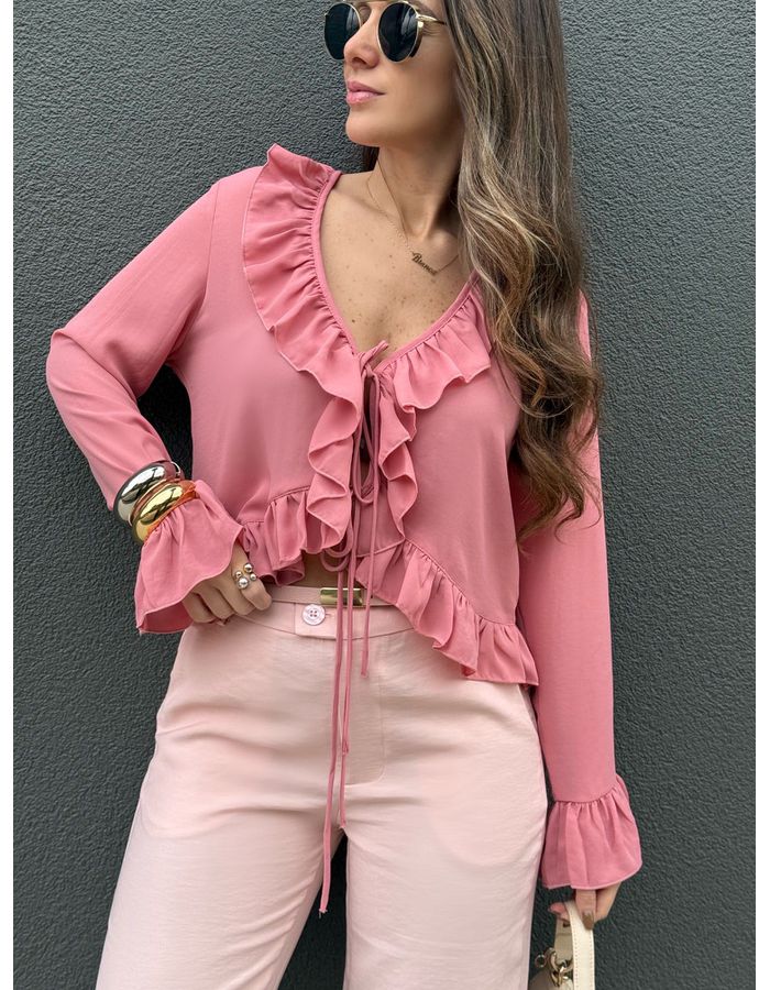 Blusa Betina - Blush - Du Jour Boutique