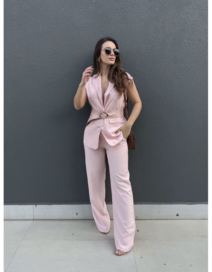 Calça Maya - Rosa Bloom - Du Jour Boutique