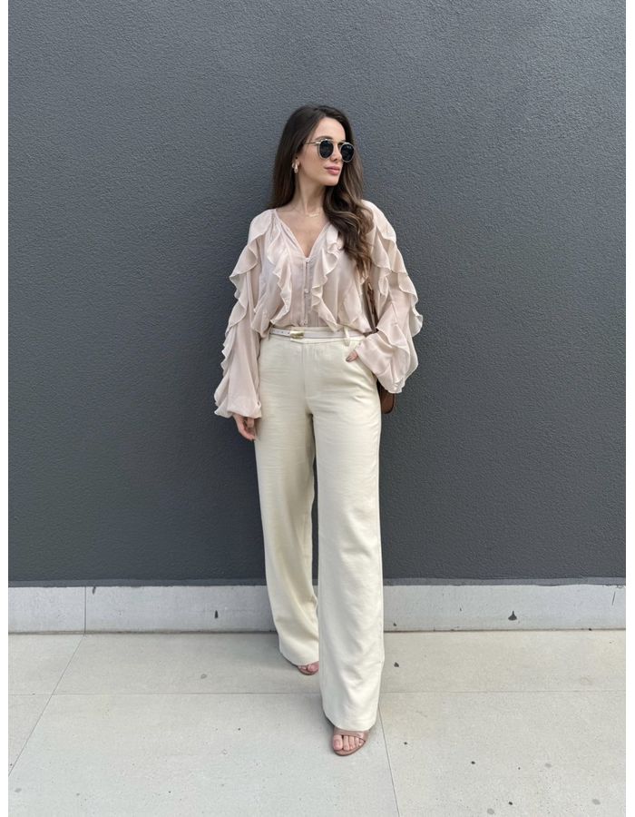 Calça Maya - Natural - Du Jour Boutique