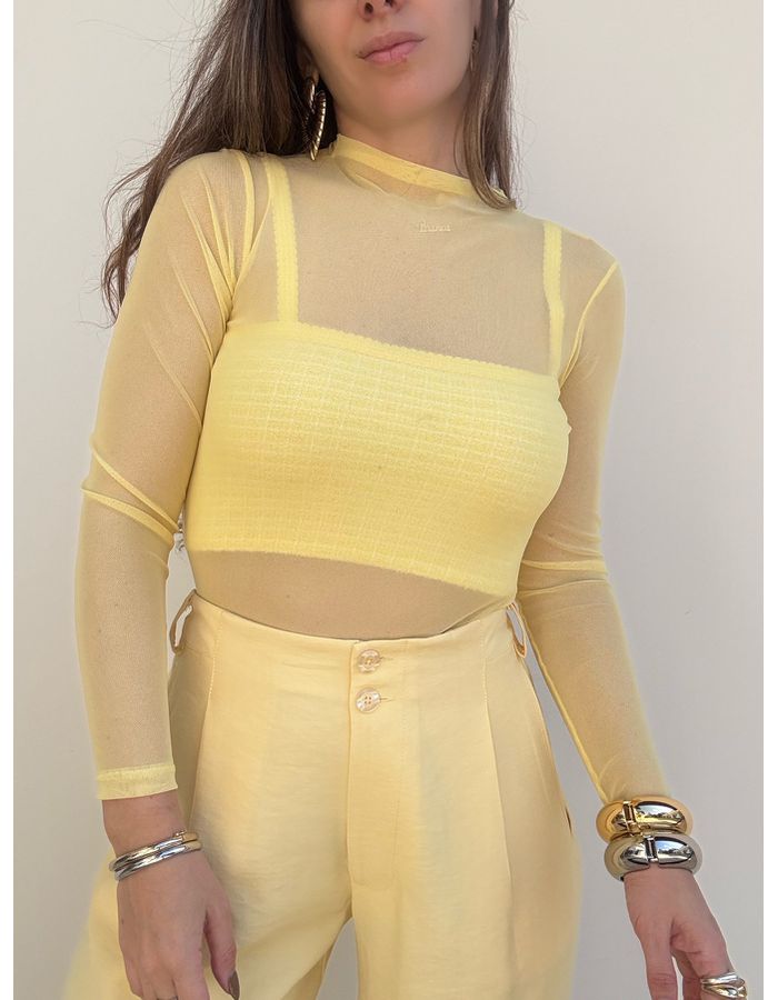 Blusa Antonella - Amarelo Manteiga - Du Jour Boutique