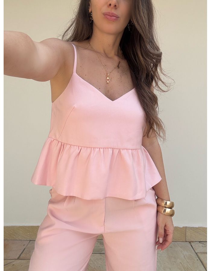  Blusa Isla - Rosa Bebê - Du Jour Boutique