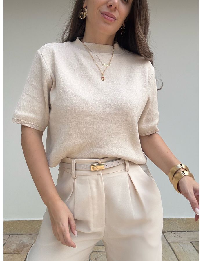 Blusa Ligia - Areia - Du Jour Boutique